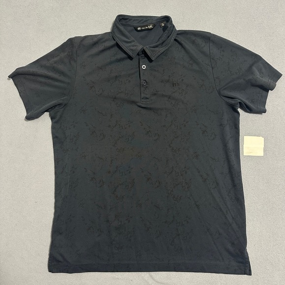 Travis Mathew Other - Travis‎ Mathew Textured Golf Polo Shirt Short Sleeve Casual Blue Mens Size L